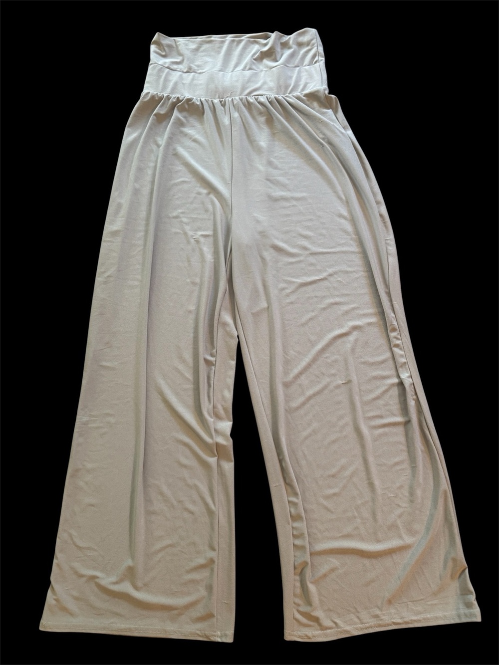 High-Waist Costa Blanca Wide Leg summer pants brand new size M